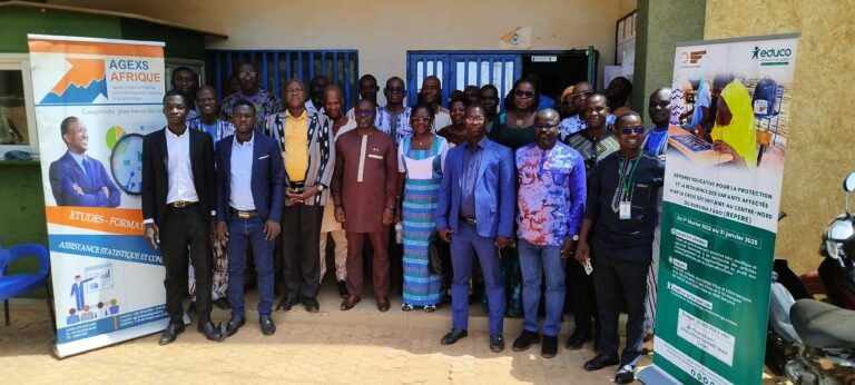 (Ouagadougou, 27 février 2024) – Atelier de restitution des résultats de l’Evaluation finale du « Programme Pluriannuel de Résilience de l’éducation (PPR) au Burkina Faso ».